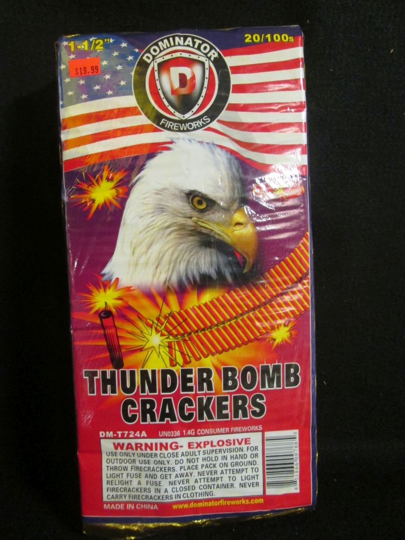 Dominator Thunderbomb Crackers 20/100's